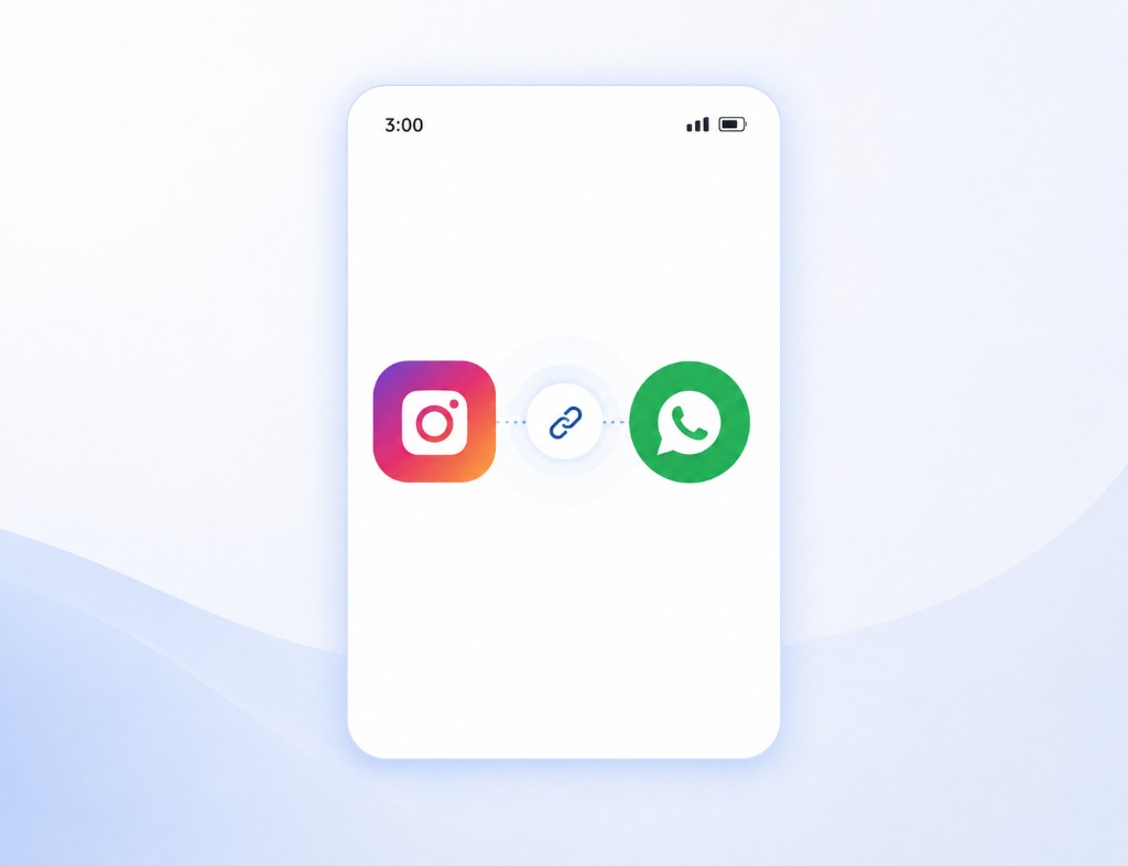 Instagram and WhatsApp accounts linked through CommentLink